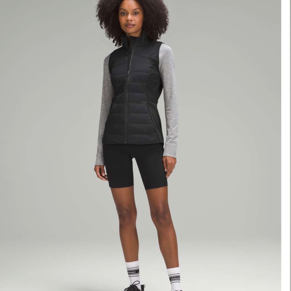 Lululemon Down for It All Vest, Black, Size 10, Like New - Picture 5 of 10